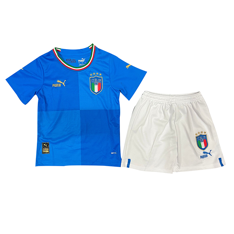 Camiseta Italia 2022 Mundial Home Niño Kit