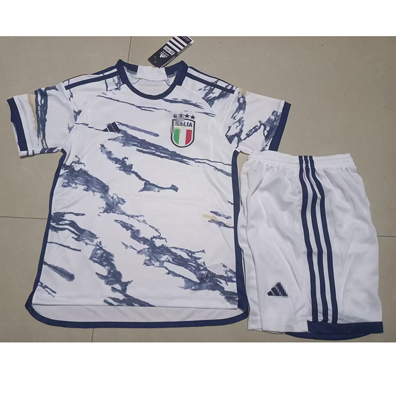 Camiseta Italia 2023 Mundial Away Niño Kit