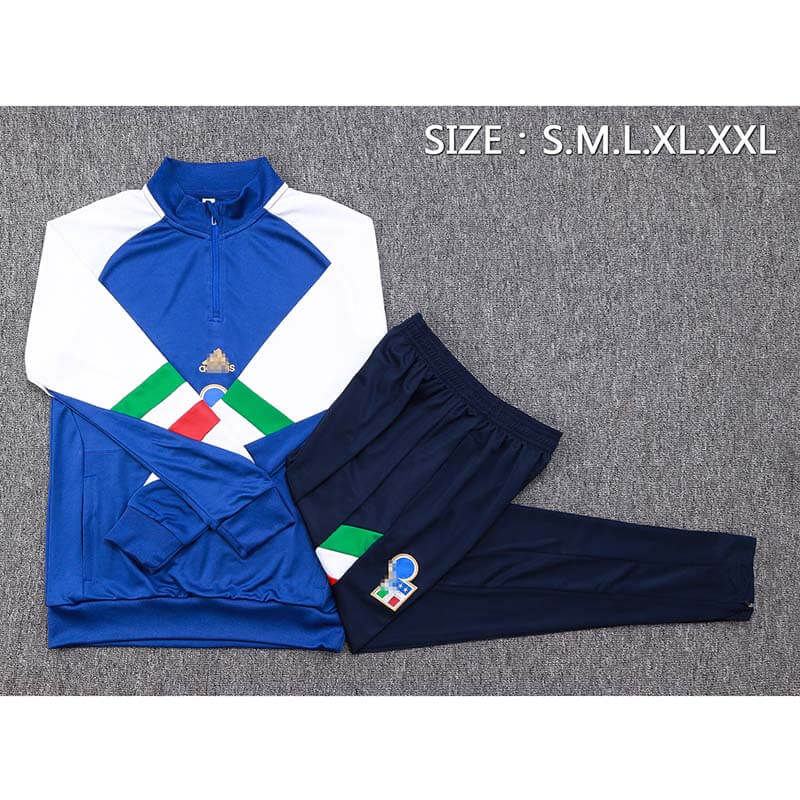 Sudadera Entrenamiento Italia 2023 Azul/Blanco