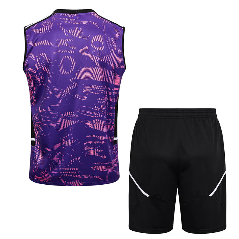 Camiseta de Entrenamiento de Juventus Sin Mangas 2023/2024 Morado Kit