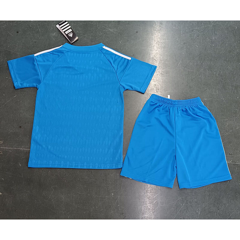 Camiseta De Portero Juventus 2023/2024 Azul Niño Kit