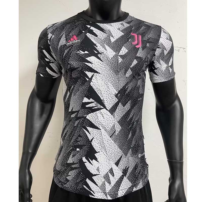 Camiseta Juventus Negro/Blanco 2023/2024 Pre-Match (EDICIÓN JUGADOR)