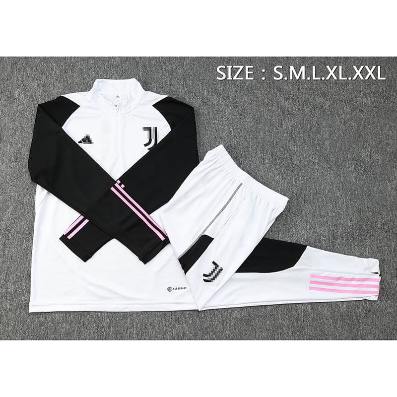 Sudadera Entrenamiento Juventus 2023/2024 Kit Blanco/Negro