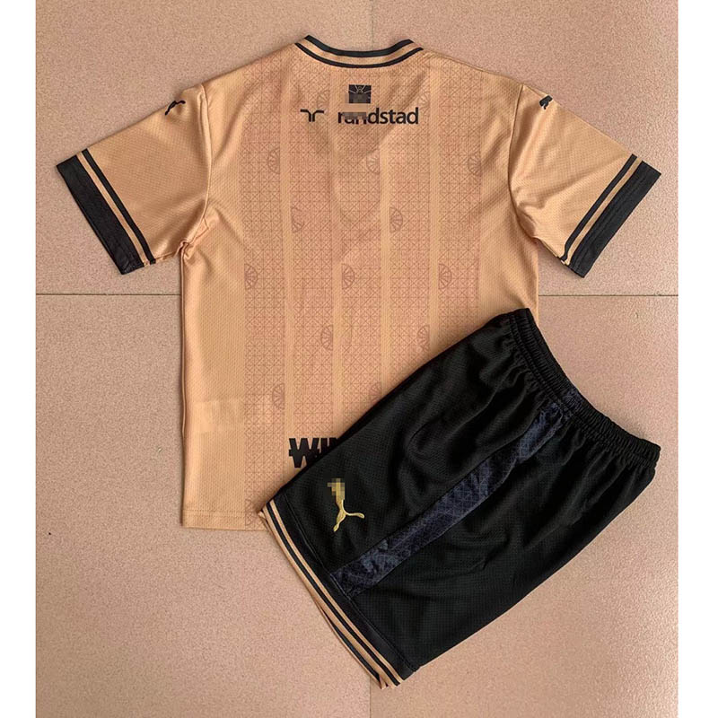 Camiseta RC Lens Dorado 2022/2023 Niño Kit