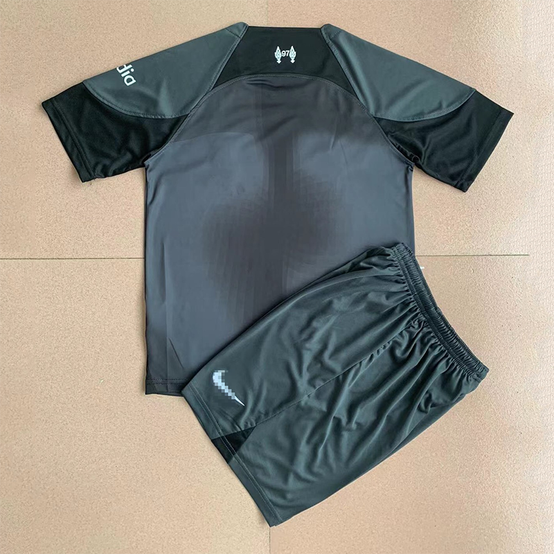Camiseta De Portero Liverpool Niño Kit Negro 2022/2023