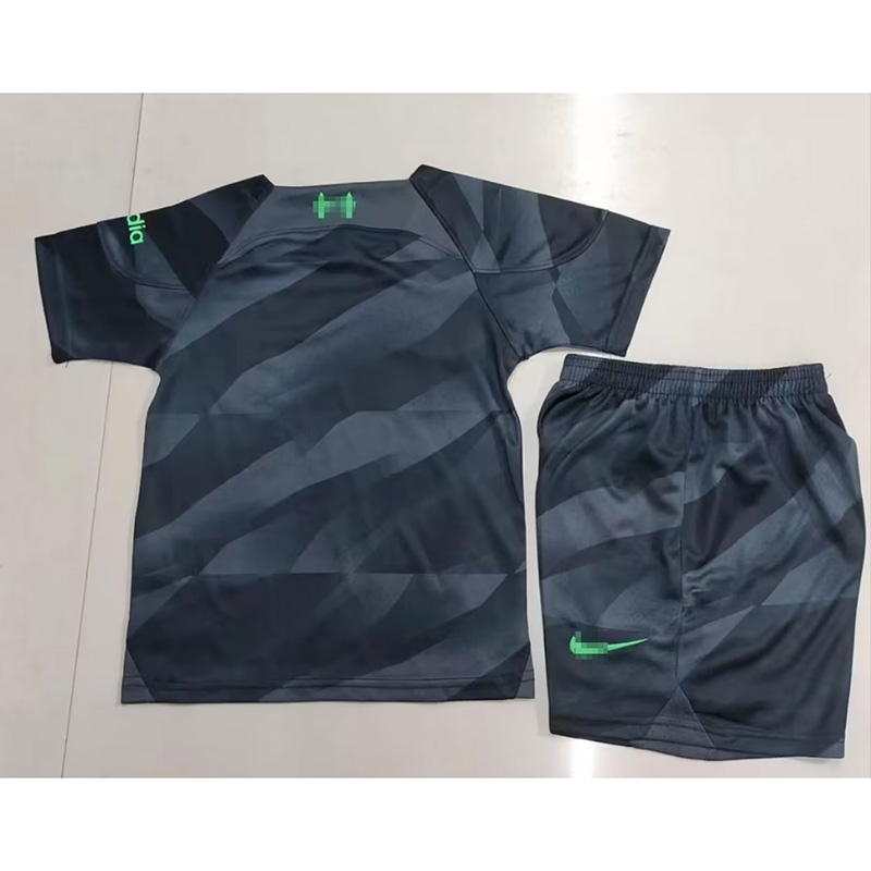 Camiseta De Portero Liverpool Negro 2023/2024 Niño Kit
