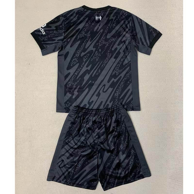 Camiseta De Portero Liverpool Niño Kit Gris/Negro 2024/2025