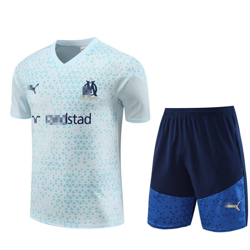 Camiseta de Entrenamiento de Olympique Marsella 2023/2024 Azul Claro