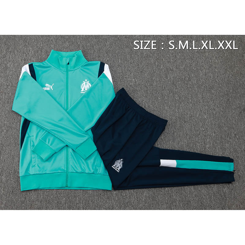 Chaqueta de Olympique Marsella 2023/2024 Turquesa/Blanco
