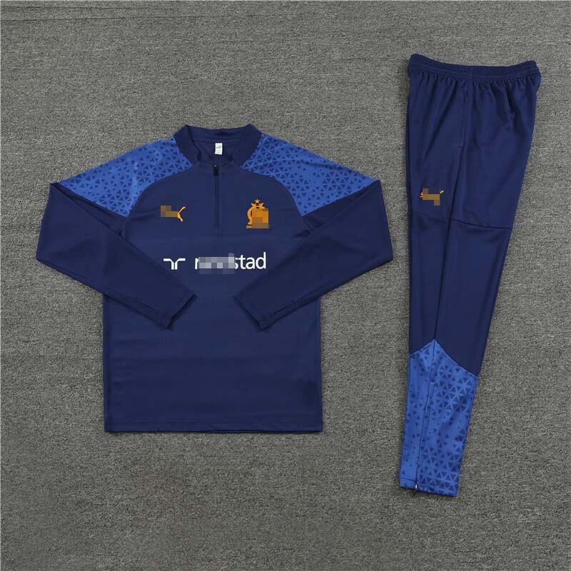 Sudadera Entrenamiento Olympique Marsella 2023/2024 Azul