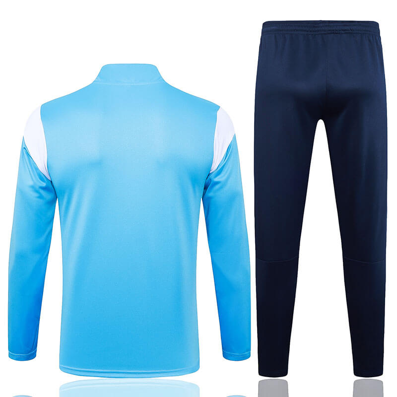 Sudadera Entrenamiento Olympique Marsella 2023/2024 Azul/Blanco