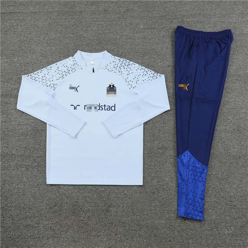 Sudadera Entrenamiento Olympique Marsella 2023/2024 Gris Claro