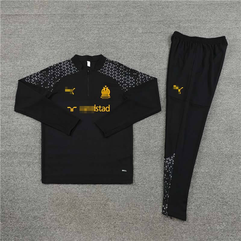 Sudadera Entrenamiento Olympique Marsella 2023/2024 Negro