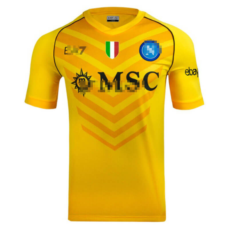 Camiseta de Portero de Napoli 2023/2024 Aamarillo