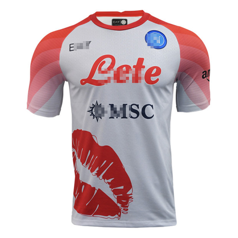 Camiseta Napoli Especial Edición Blanco/Rojo 2023/2024