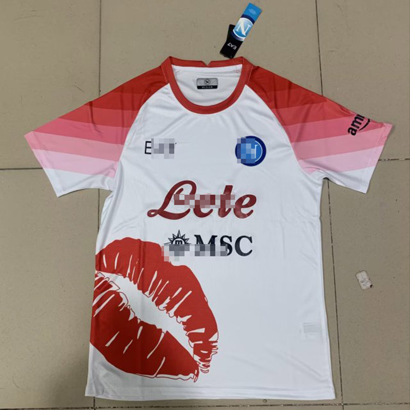 Camiseta Napoli Especial Edición Blanco/Rojo 2023/2024