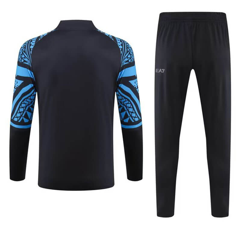 Sudadera Entrenamiento Napoli 2023/2024 Kit Negro