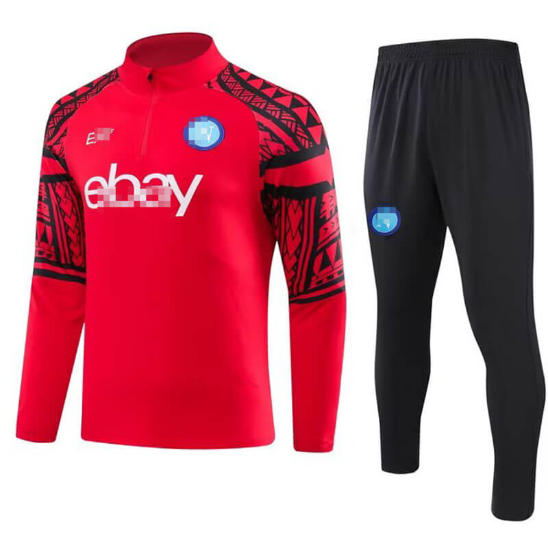 Sudadera Entrenamiento Napoli 2023/2024 Kit Rojo