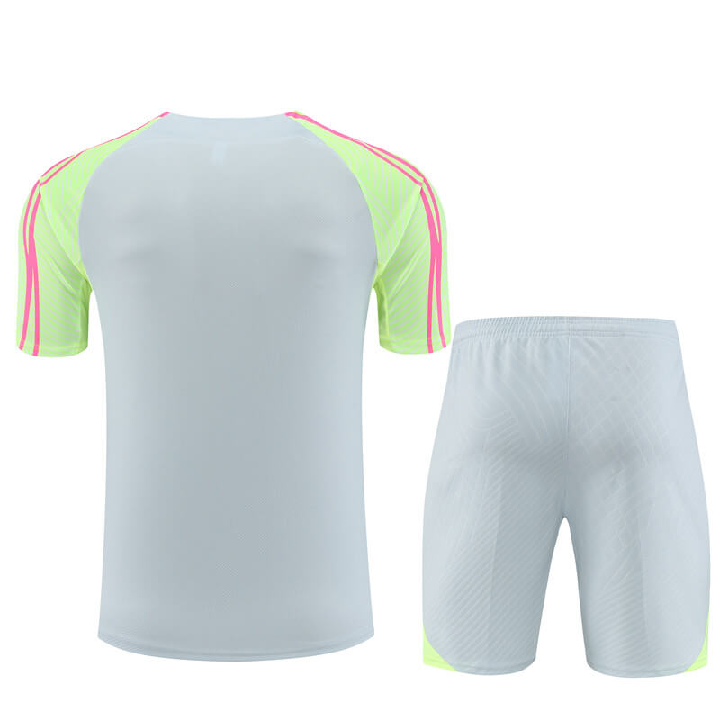 Camiseta de Entrenamiento de PSG 2023/2024 Niño Kit Gris Claro/Verde
