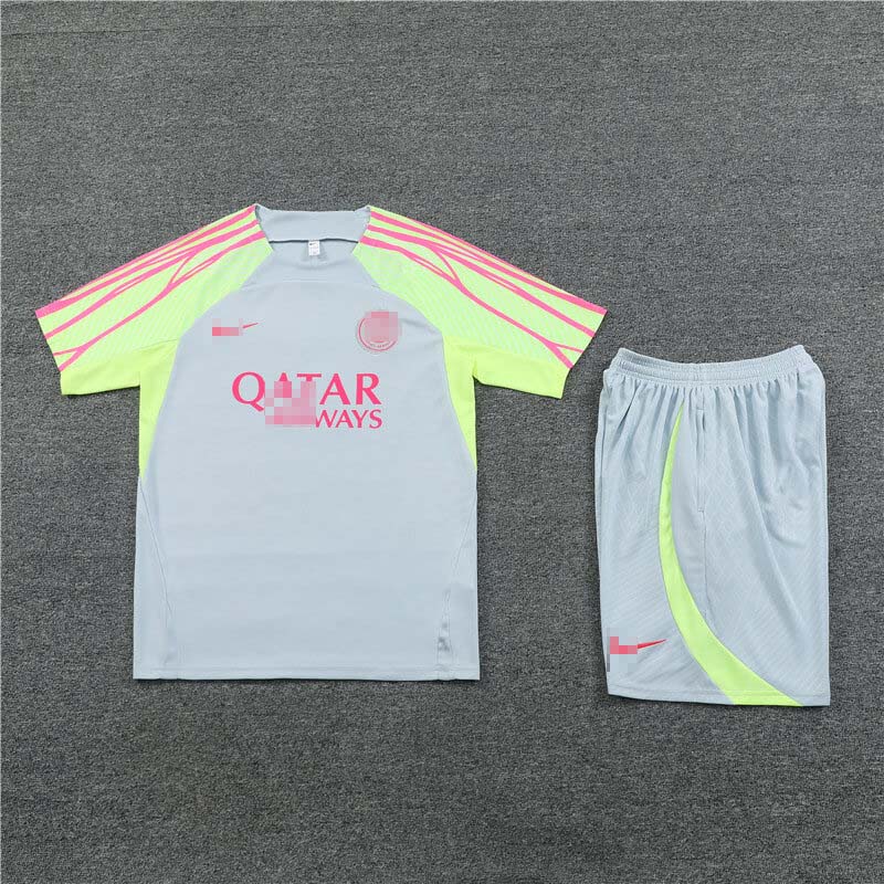 Camiseta de Entrenamiento PSG 2023/2024 Gris Claro/Verde Kit