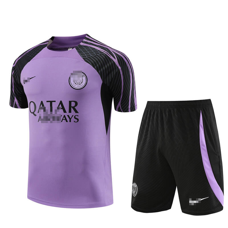 Camiseta de Entrenamiento PSG 2023/2024 Morado/Negro Kit