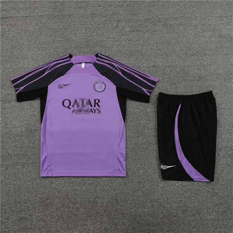 Camiseta de Entrenamiento PSG 2023/2024 Morado/Negro Kit