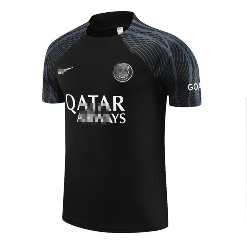 Camiseta de Entrenamiento de PSG 2023/2024 Negro Marca Blanco