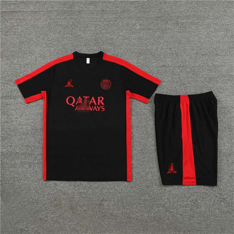Camiseta de Entrenamiento PSG 2023/2024 Negro/Rojo Kit