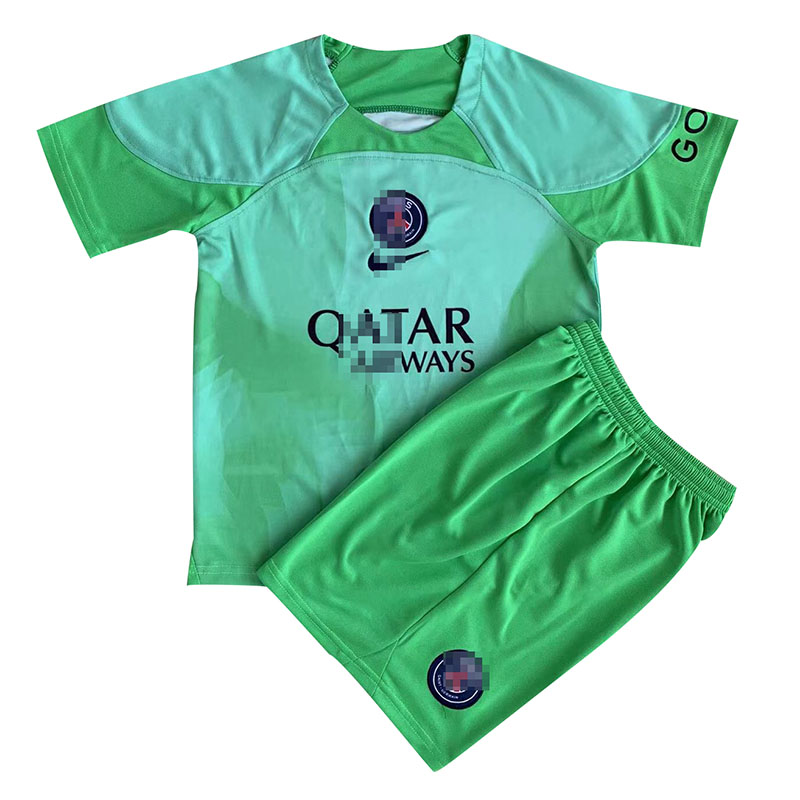 Camiseta De Portero PSG Niño Kit Verde 2022/2023