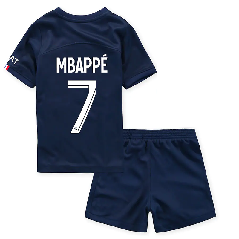 Camiseta Mbappé 7 PSG Home 2022/2023 Niño Kit