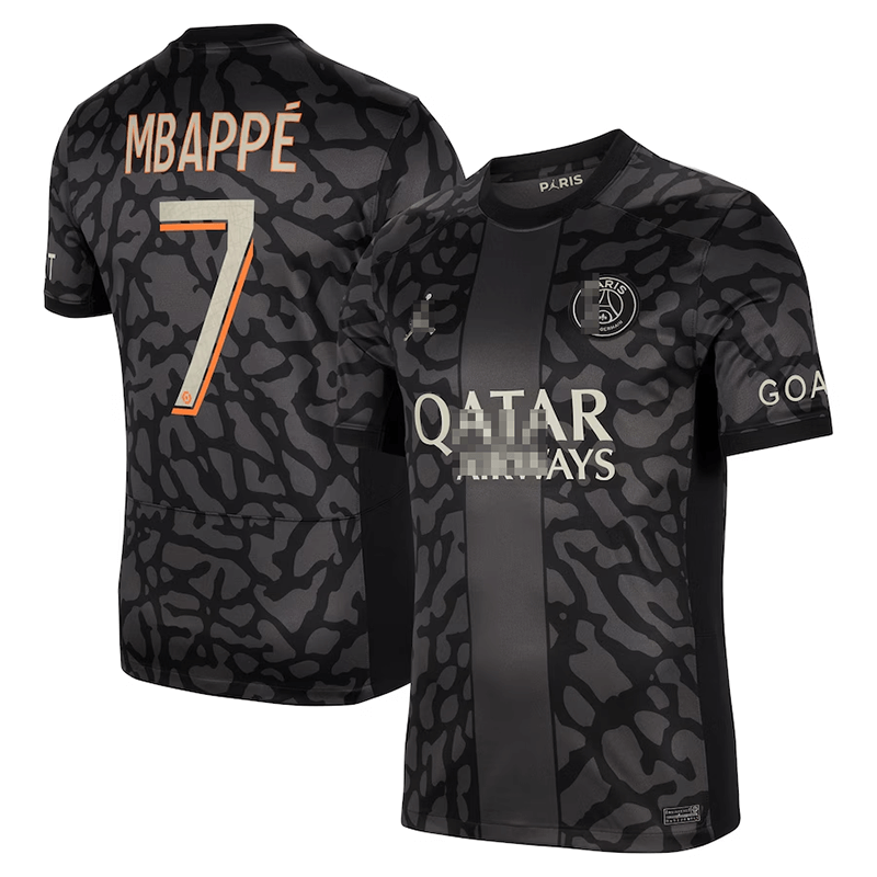Camiseta Mbappé 7 PSG 2023/2024 Third