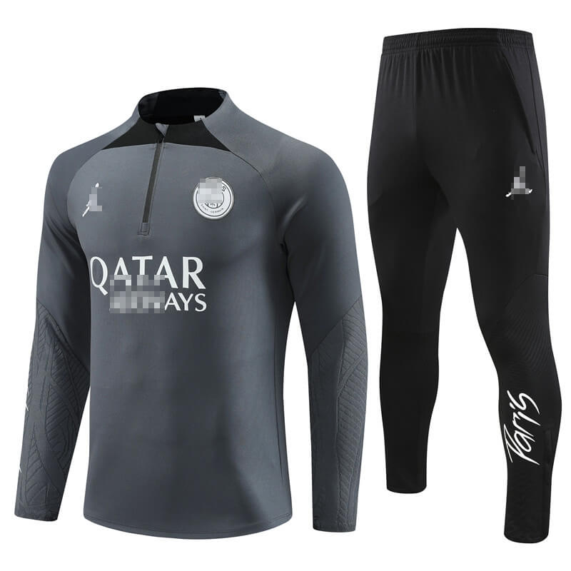 Sudadera de Entrenamiento PSG 2023/2024 Gris Oscuro Kit