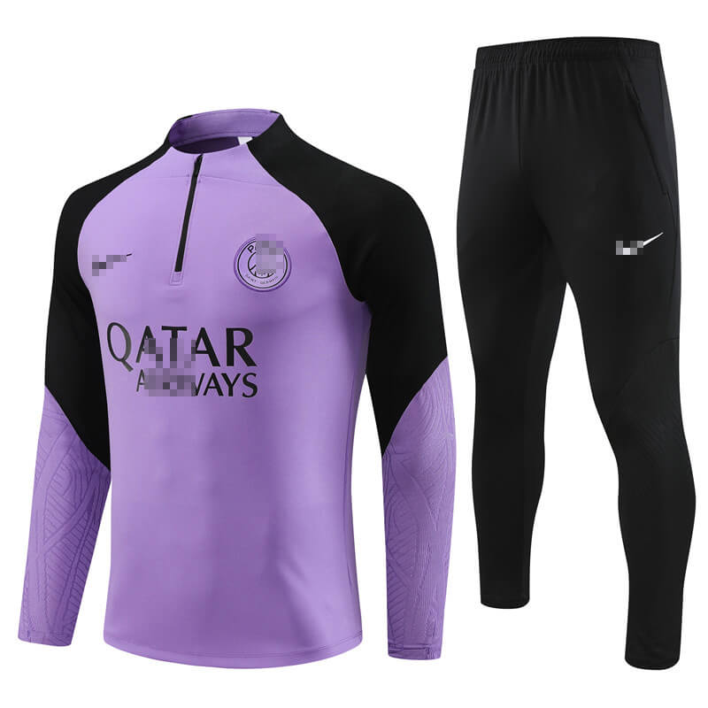 Sudadera de Entrenamiento PSG 2023/2024 Morado/Negro Kit