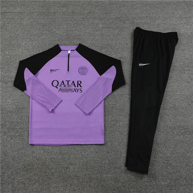 Sudadera de Entrenamiento PSG 2023/2024 Morado/Negro Kit