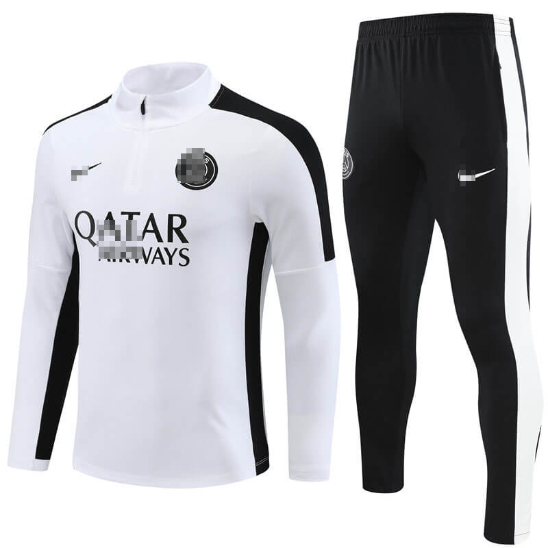 Sudadera Entrenamiento PSG 2023/2024 Blanco/Negro