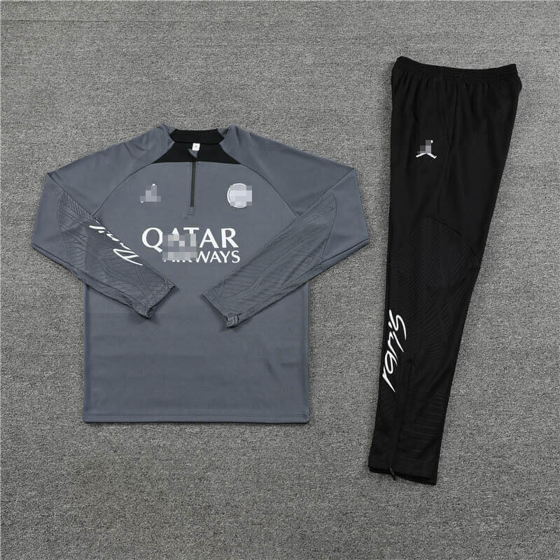 Sudadera Entrenamiento PSG 2023/2024 Niño Kit Gris Oscuro
