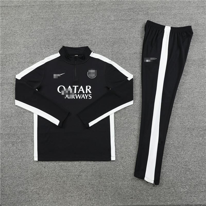 Sudadera Entrenamiento PSG 2023/2024 Negro/Blanco