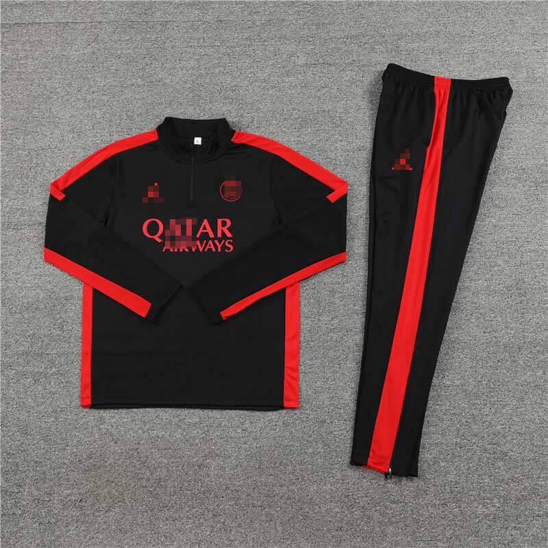 Sudadera Entrenamiento PSG 2023/2024 Niño Kit Negro/Rojo