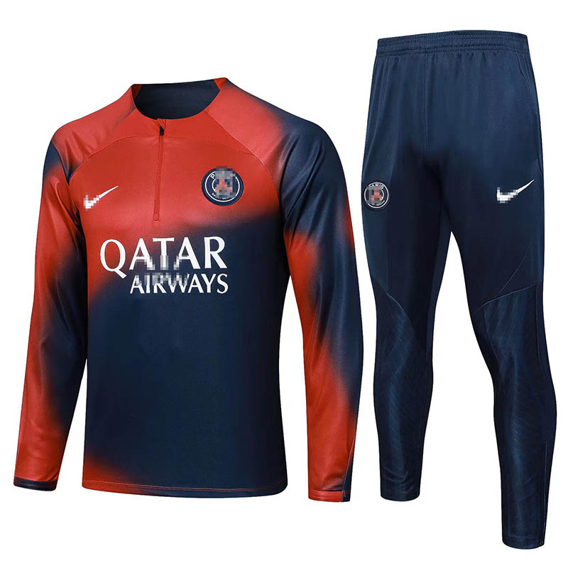 Sudadera Entrenamiento PSG 2023/2024 Kit Rojo/Azul