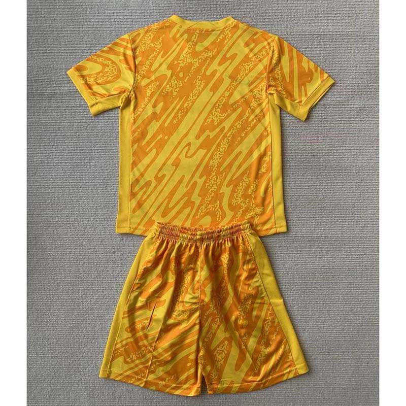Camiseta De Portero Portugal Amarillo 2024 Niño Kit