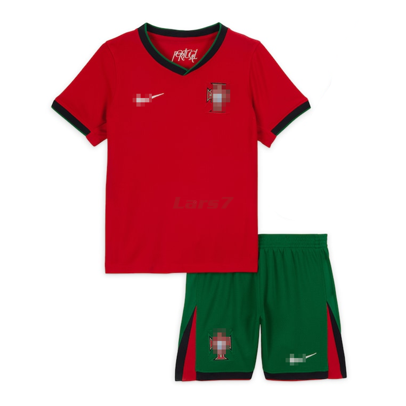 Camiseta Portugal 2024 Home Niño Kit