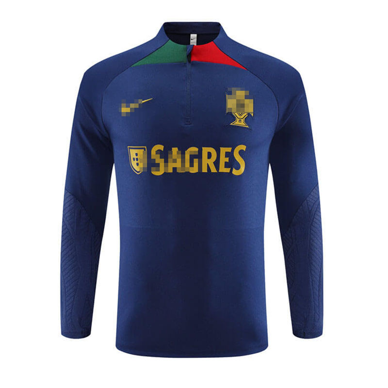 Sudadera Entrenamiento Portugal 2023 Azul