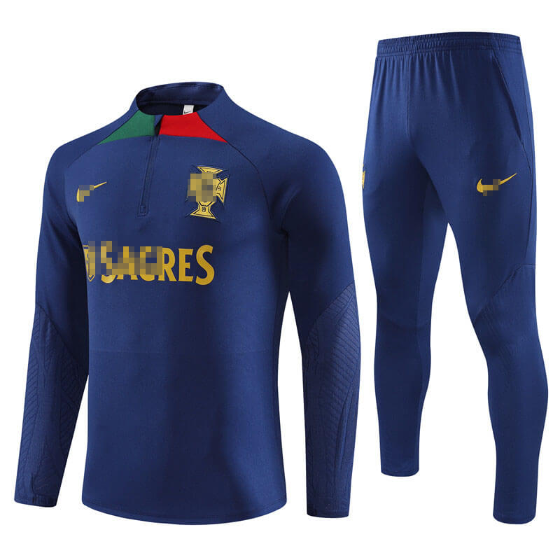 Sudadera Entrenamiento Portugal 2023 Kit Azul