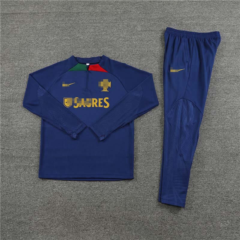 Sudadera Entrenamiento Portugal 2023 Kit Azul