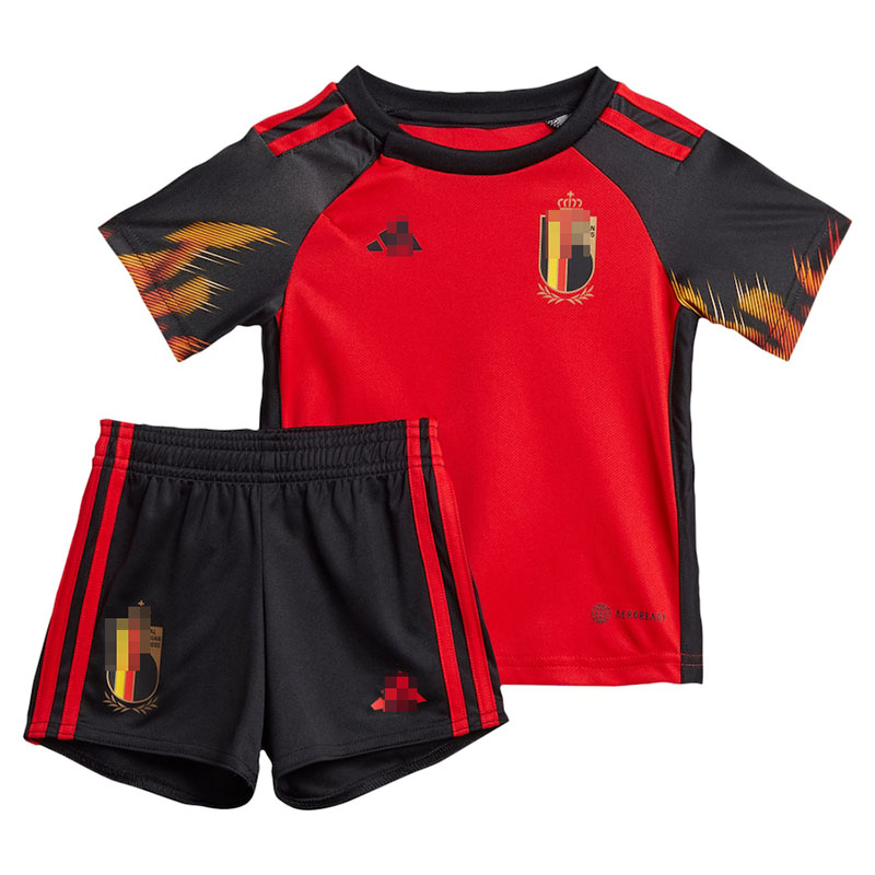 Camiseta Bélgica 2022 Home Mundial Niño Kit