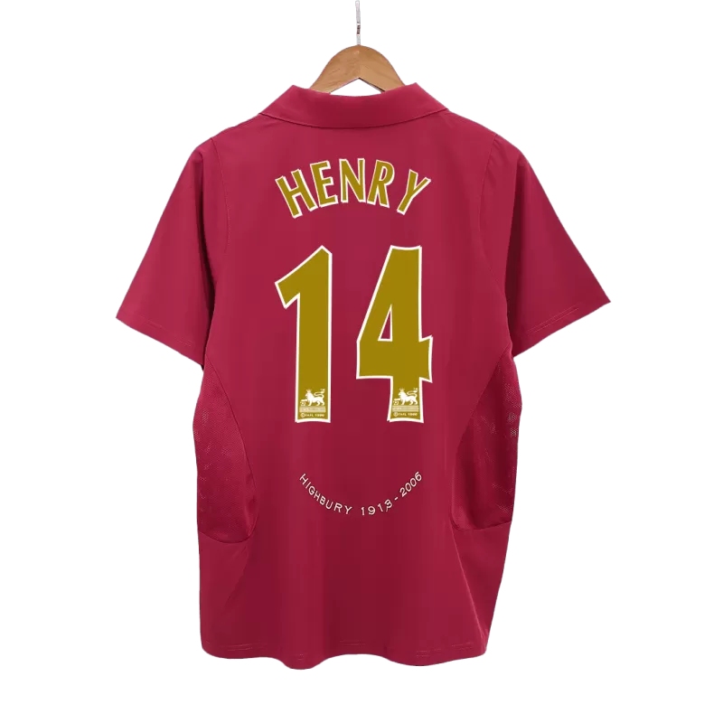 Camiseta HENRY 14 Arsenal Retro 2005/06 Home