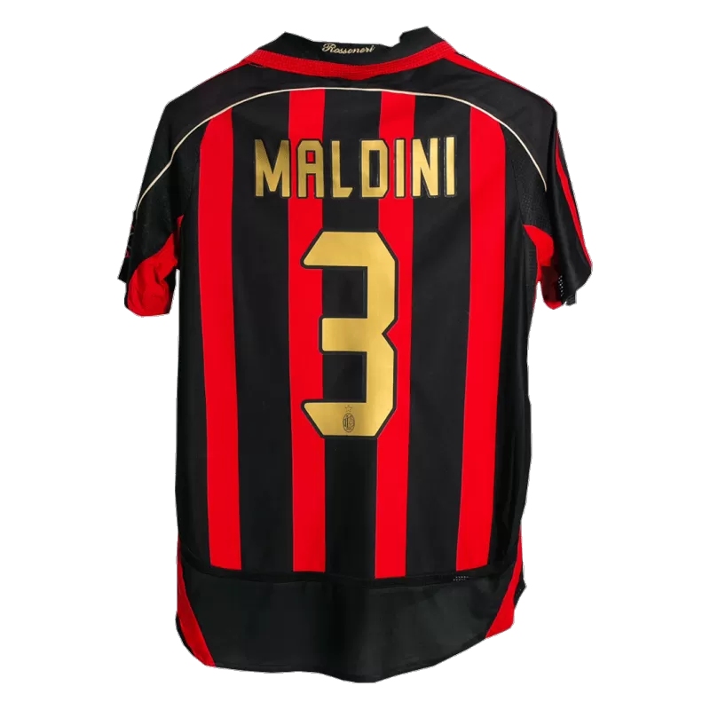 Camiseta MALDINI 3 AC Milan Retro 2006/07 Home