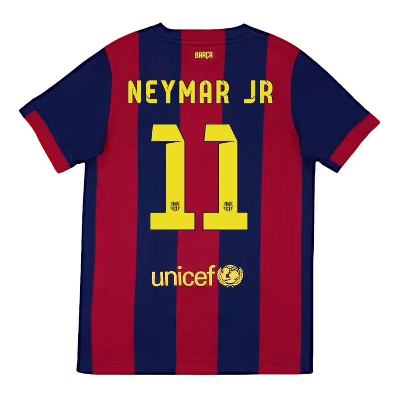 Camiseta NEYMAR JR 11 Barcelona Retro 2014/15 Home