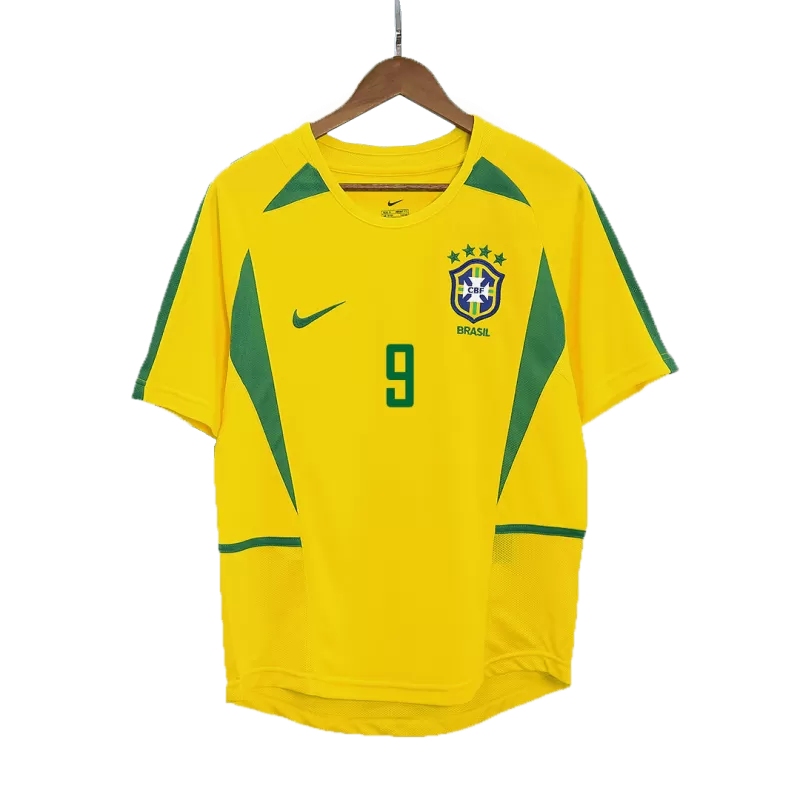 Camiseta RONALDO 9 Brasil Retro 2002/03 Home