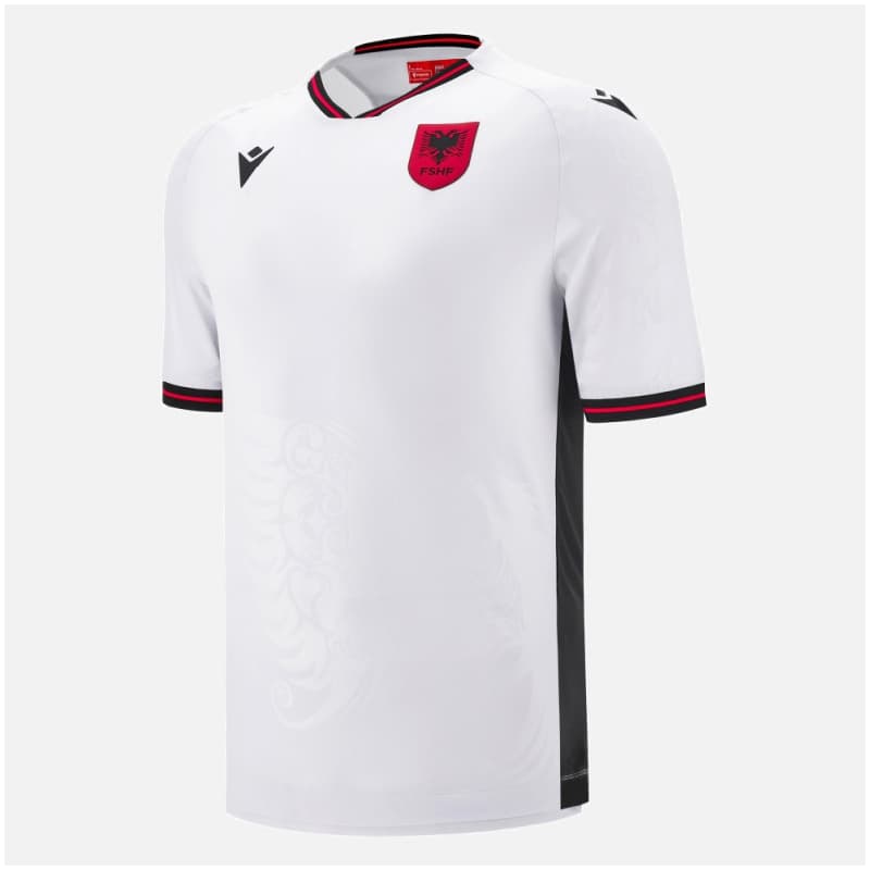 Camiseta Albania 2025 Away Blanco